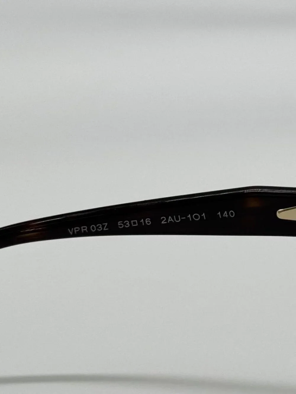 NWT Prada PR03ZV 2AU1O1 Havana Brown Butterfly Women Eyeglasses PR 03ZV